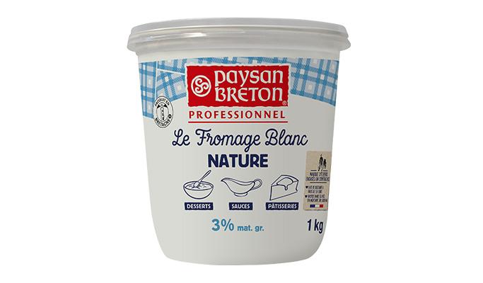 Fromage blanc 3,2% Paysan Breton Professionnel pot 1kg